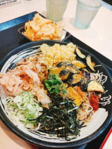 薬味そばをキメる